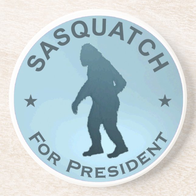 Sasquatch For President Coaster (Front)