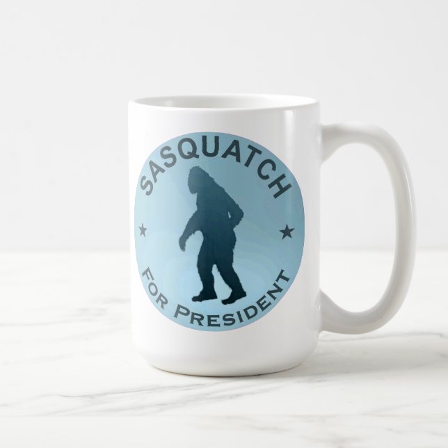 Sasquatch For President Coffee Mug (Right)