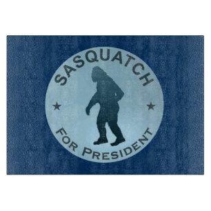 Sasquatch For President Cutting Board