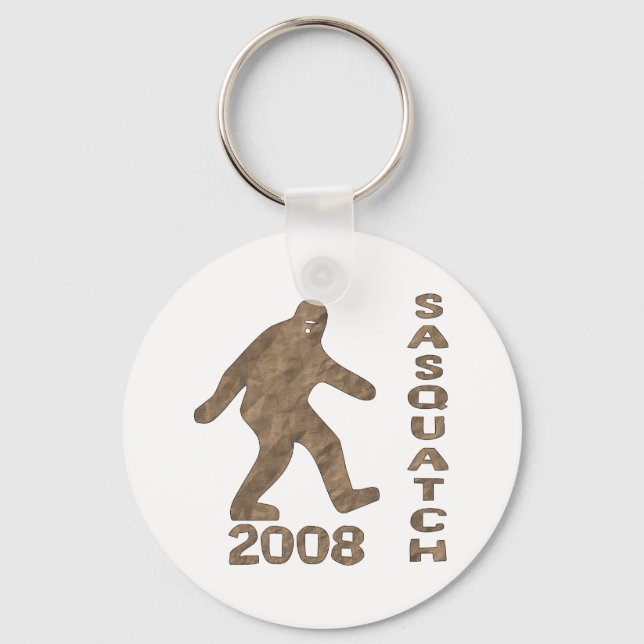 Sasquatch For President Key Ring (Front)