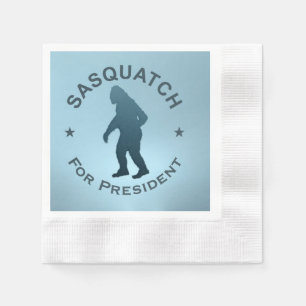Sasquatch For President Napkin