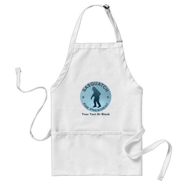 Sasquatch For President Standard Apron (Front)