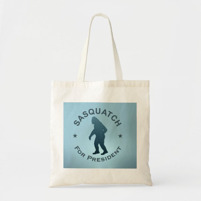 Sasquatch For President Tote Bag (Front)
