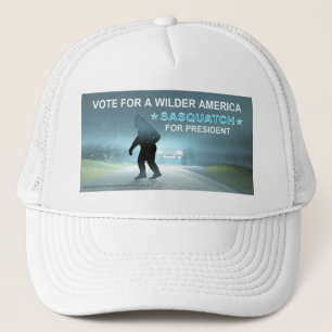 Sasquatch For President Trucker Hat