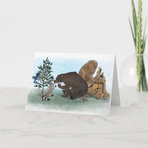 Sasquatch & Friends Holiday Card