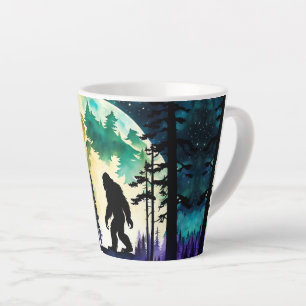 Sasquatch Full moon Latte Mug