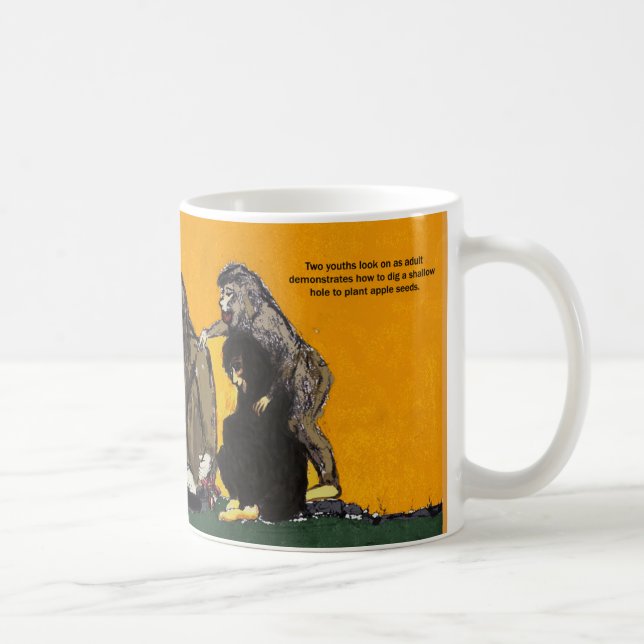 Sasquatch Gardening Coffee Mug (Right)