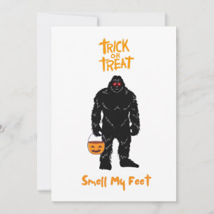 Sasquatch Halloween Party Invitation