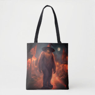 Sasquatch Halloween trick or treat bag
