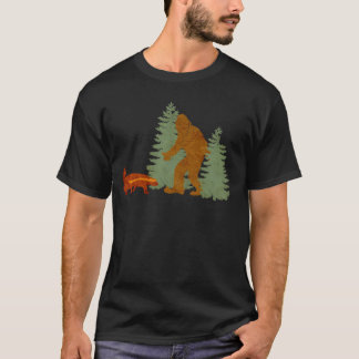 Sasquatch + Honey Badger + Love = Squatchy Badger T-Shirt