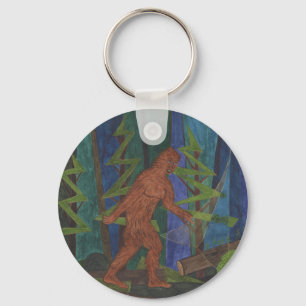 Sasquatch Key Ring