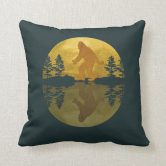 Sasquatch Moon Pillow