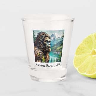 Sasquatch Mount Baker, WA Shot Glass