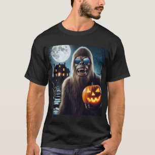 Sasquatch on Halloween T-Shirt