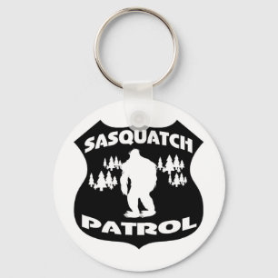 Sasquatch Patrol Forest Badge Key Ring