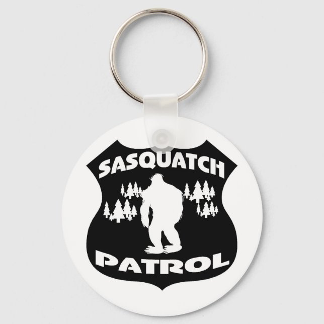 Sasquatch Patrol Forest Badge Key Ring (Front)