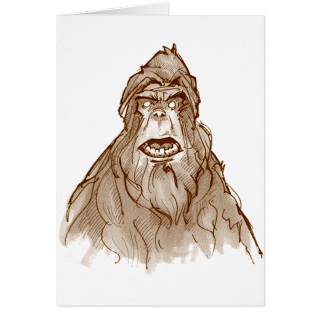 SASQUATCH PORTRAIT - Bigfoot Pro's Squatch Head (Front)