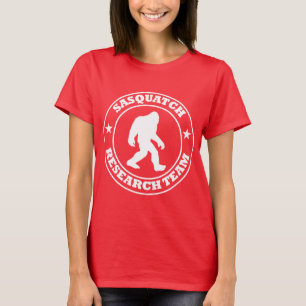 SASQUATCH RESEARCH TEAM - Bigfoot Pro's White Logo T-Shirt