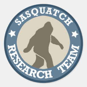 Sasquatch Research Team Classic Round Sticker