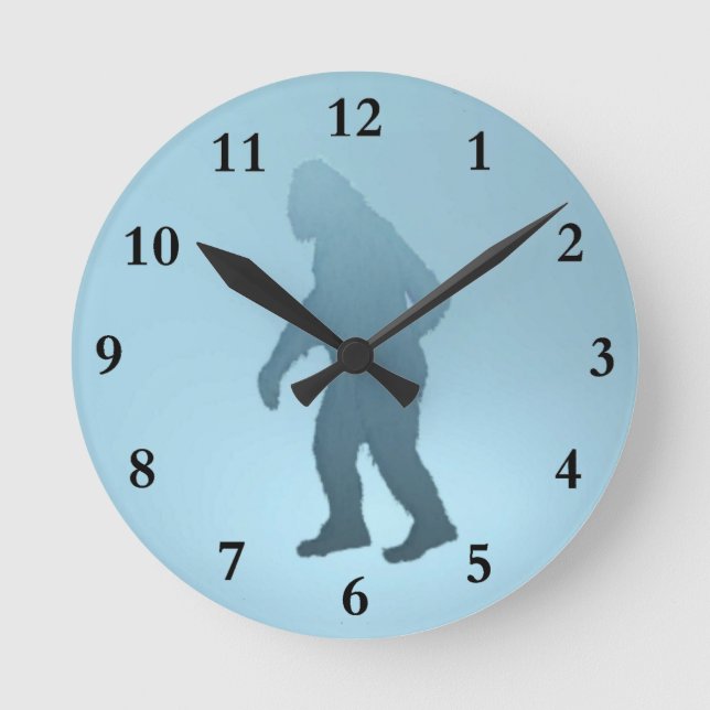 Sasquatch Round Clock (Front)