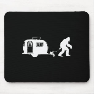 Sasquatch Rv Motorhome Camng Bigfoot Campervan Fun Mouse Mat