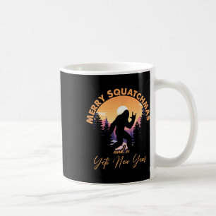 Sasquatch Santa Yeti Merry Squatchmas Bigfoot Chri Coffee Mug