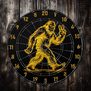 Sasquatch Says: Aim for Glory Dartboard