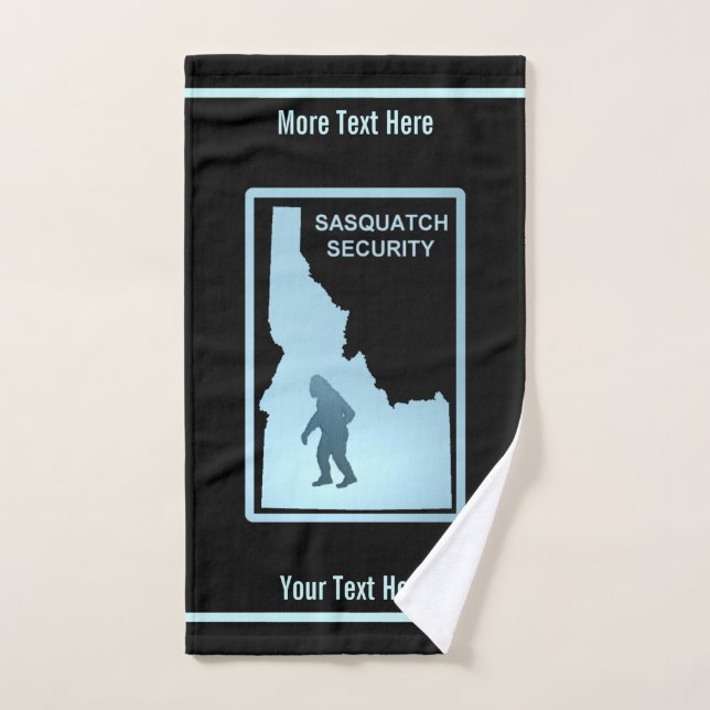 Sasquatch Security - Idaho Bath Towel Set (Hand Towel)