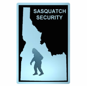 Sasquatch Security - Idaho Photo Sculpture Magnet