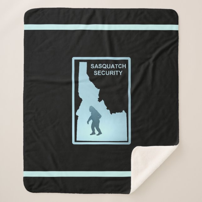 Sasquatch Security - Idaho Sherpa Blanket (Front)