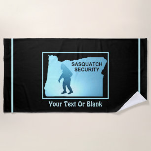 Sasquatch Security - Oregon Beach Towel
