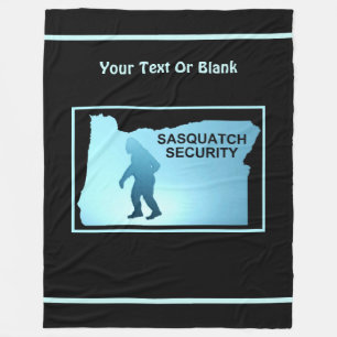 Sasquatch Security - Oregon Fleece Blanket