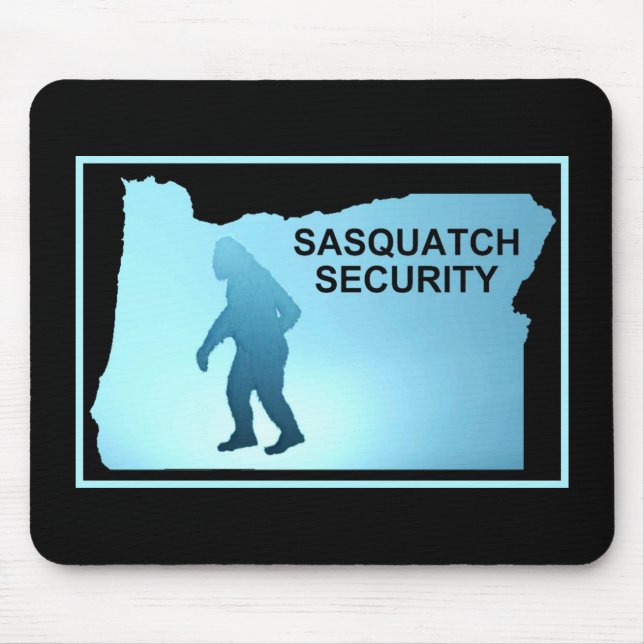 Sasquatch Security - Oregon Mouse Mat (Front)