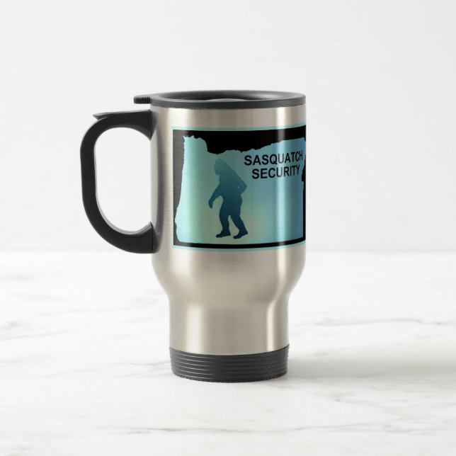 Sasquatch Security - Oregon Travel Mug (Left)