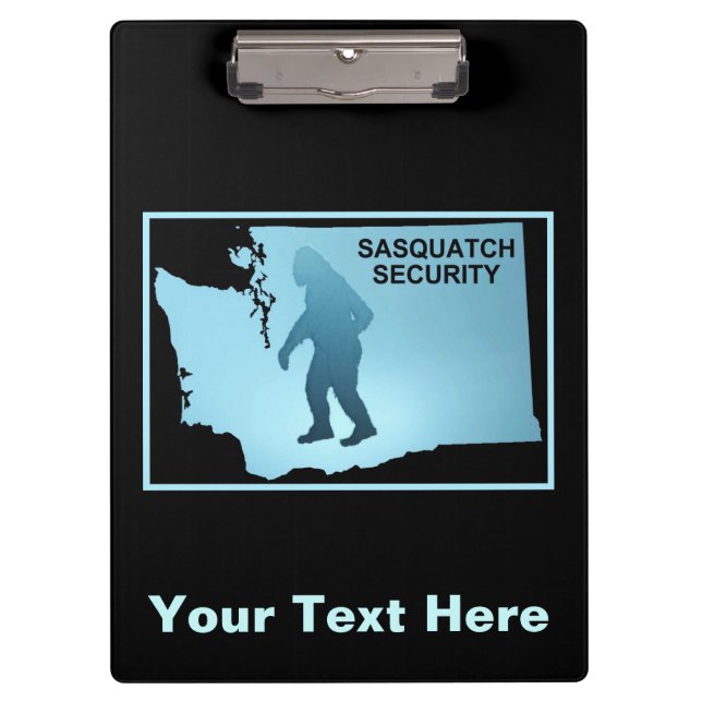 Sasquatch Security - Washington Clipboard (Front)
