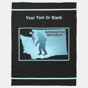Sasquatch Security - Washington Fleece Blanket