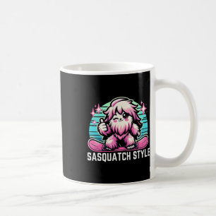 Sasquatch Style Snowboarding Bigfoot Alpine Snowbo Coffee Mug
