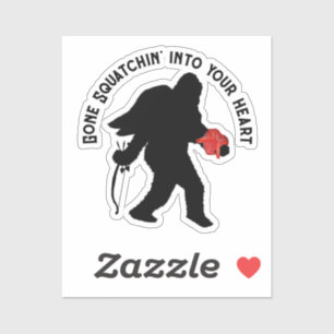 Sasquatch Valentine's Day