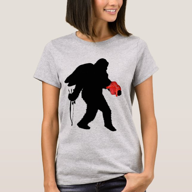 Sasquatch Valentine's Day T-Shirt (Front)