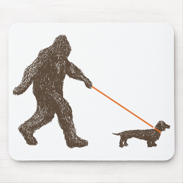 Sasquatch's Best Friend Mouse Mat (Front)