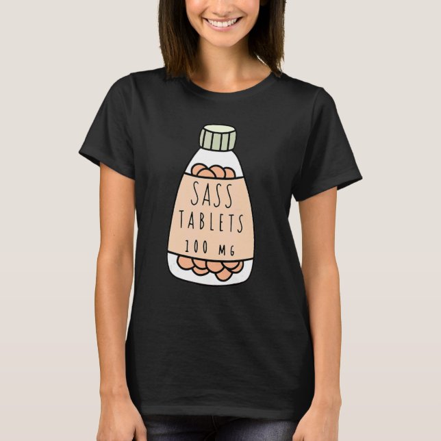 Sass Tablets 100mg T-Shirt (Front)
