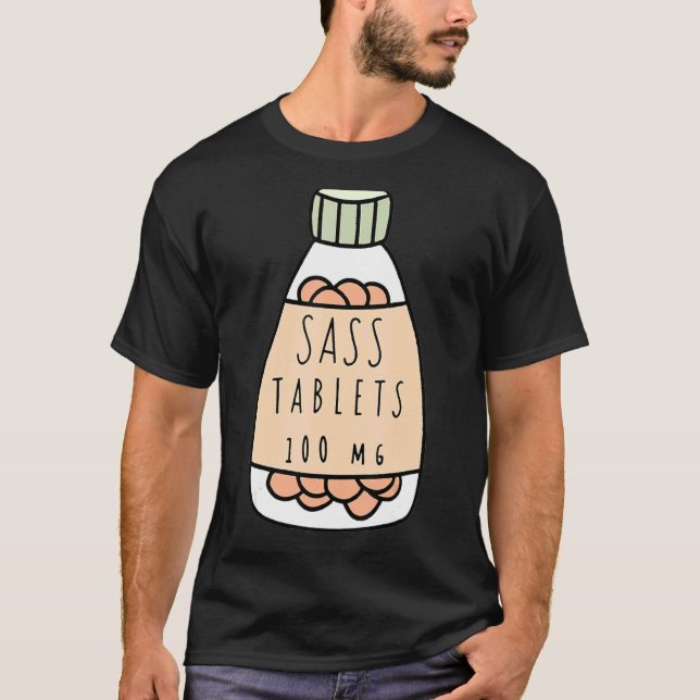 Sass Tablets 100mg T-Shirt (Front)