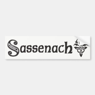 Sassenach - Celtic Thistle Bumper Sticker