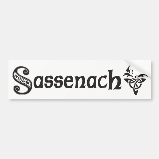 Image of Sassenach - Celtic Thistle Bumper Sticker