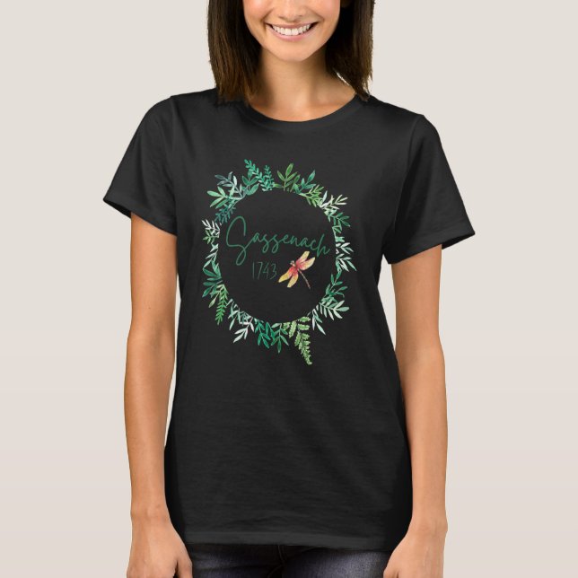 Sassenach Fern Dragonfly 1743 T-Shirt (Front)