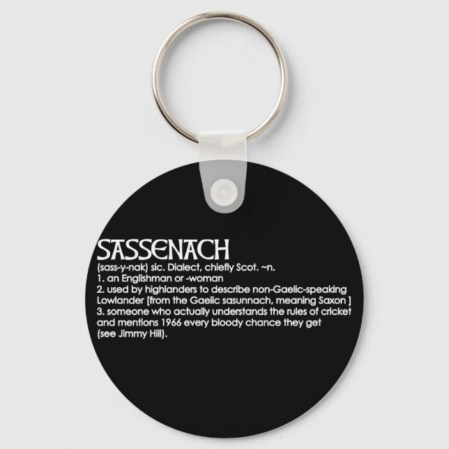 Sassenach Key Ring (Front)