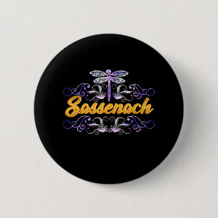 Sassenach Outlander Blue Dragonfly 6 Cm Round Badge