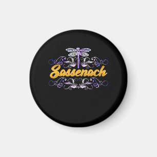 Sassenach Outlander Blue Dragonfly Magnet