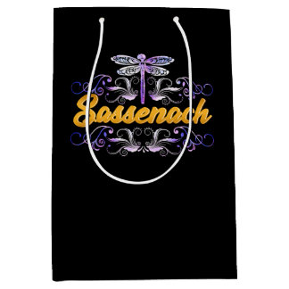 Sassenach Outlander Blue Dragonfly Medium Gift Bag