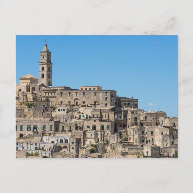Sassi di Matera city in Italy Postcard (Front)